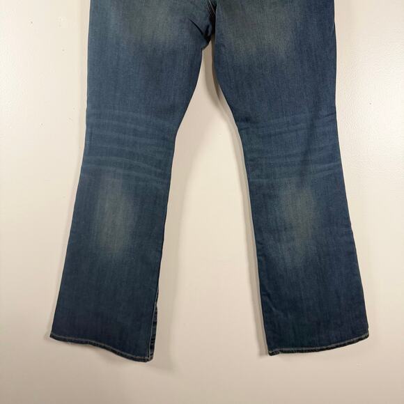 NWT American Eagle Outfitters Kick Boot Dark Shadow Mid Rise Jeans Womens Size 8 - Picture 11 of 13